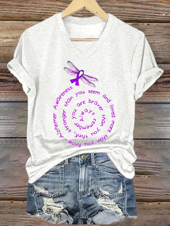 Alzheimers Awareness Memories Matter Brain Flowers Alzheimers T Shirt