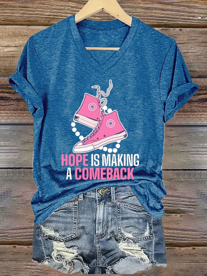 Women's Hope Is Making A Comeback Print Casual T-Shirt
