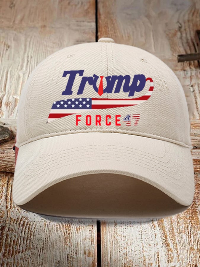 American Flag 47 Printed Baseball Cap