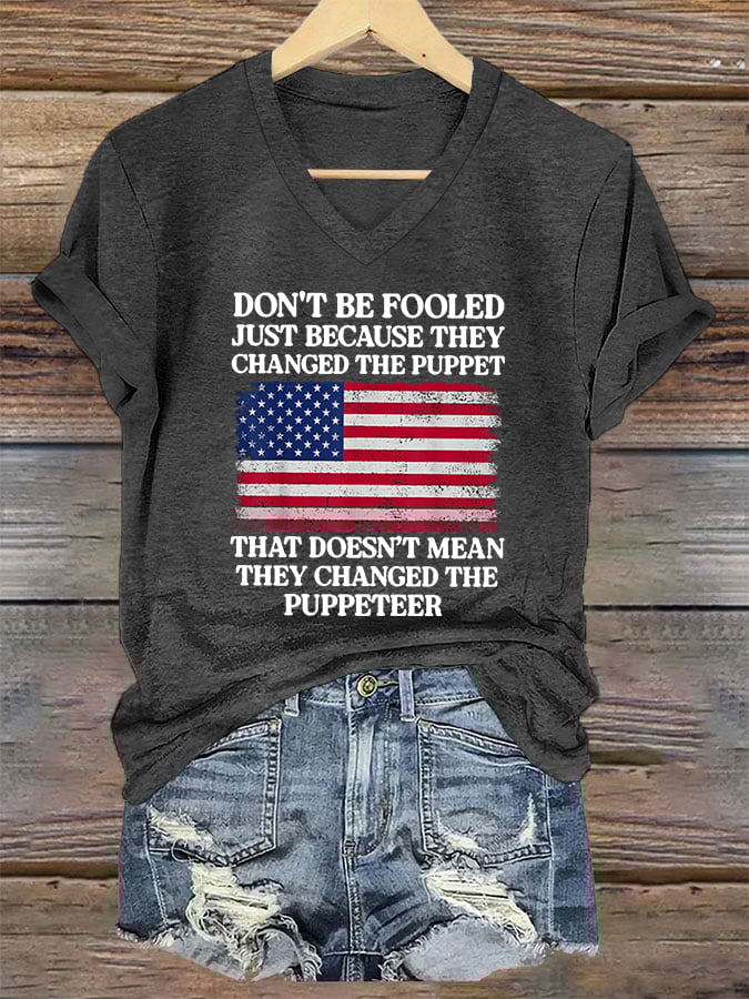 Women's Don't Be Fooled Just Because They Changed The Puppet Print T-Shirt