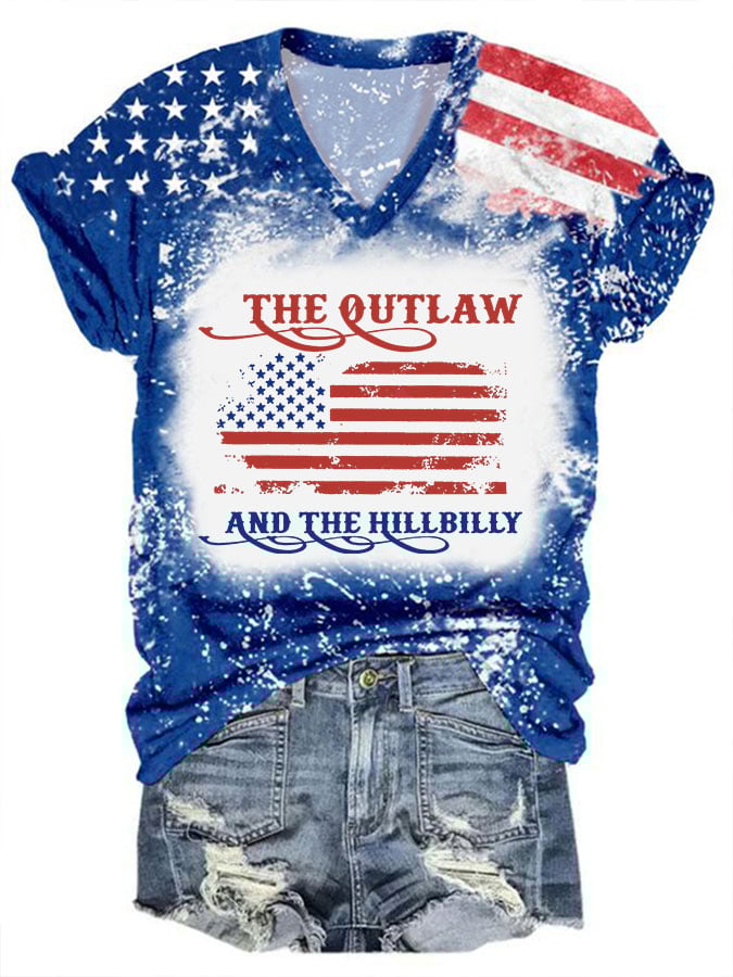 Women's The Outlaw and The Hillbilly Print T-Shirt
