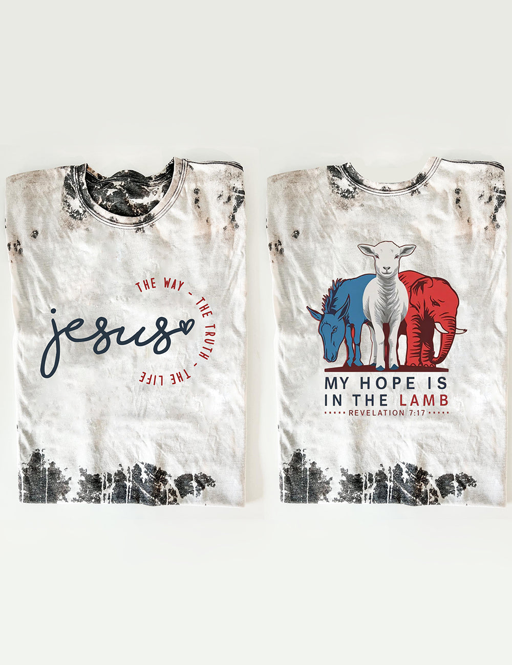 Women's Jesus The Way The Truth The Life Print T-Shirt