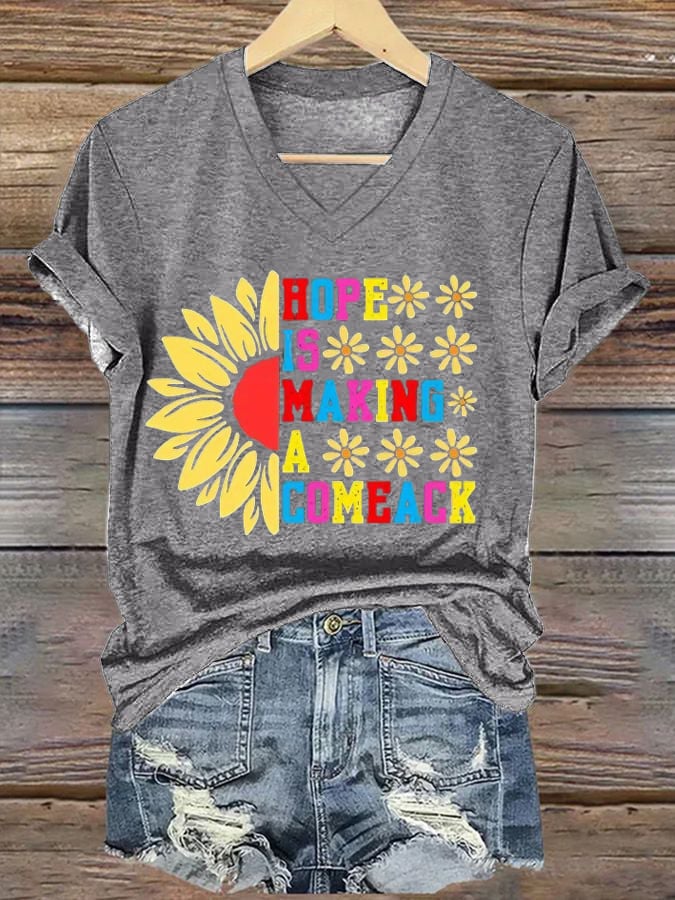 Women's Hope Is Making A Comeback  T-shirt