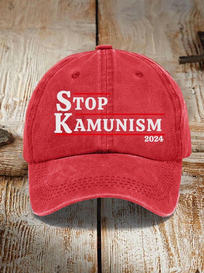 Stop Kamunism print hat