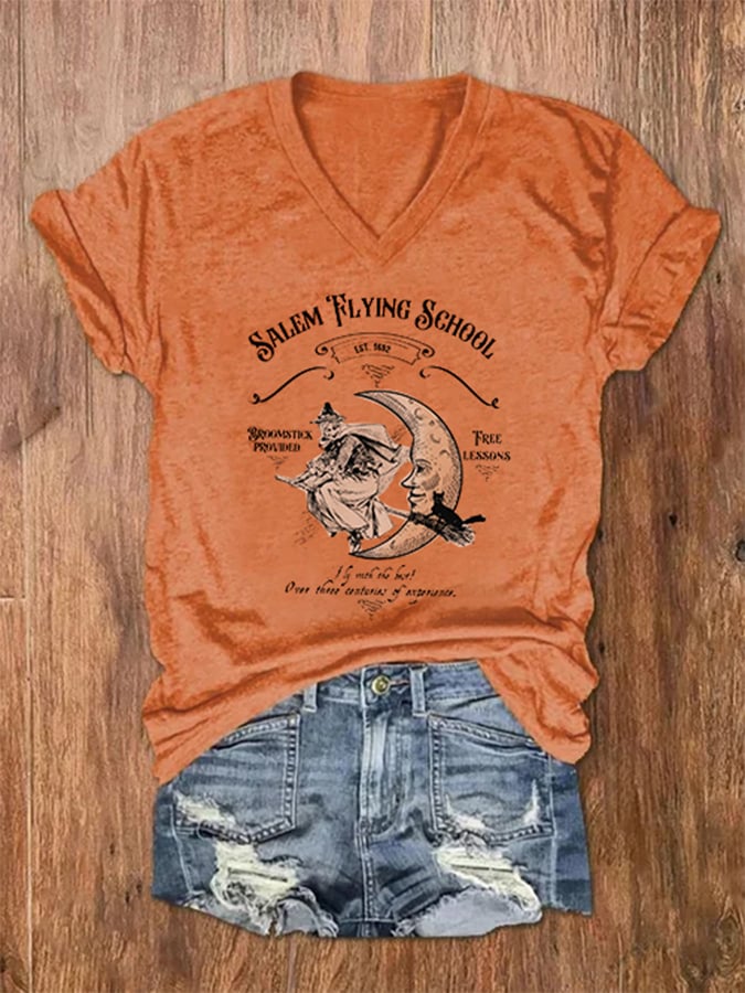 Halloween Vintage Witch T-Shirt