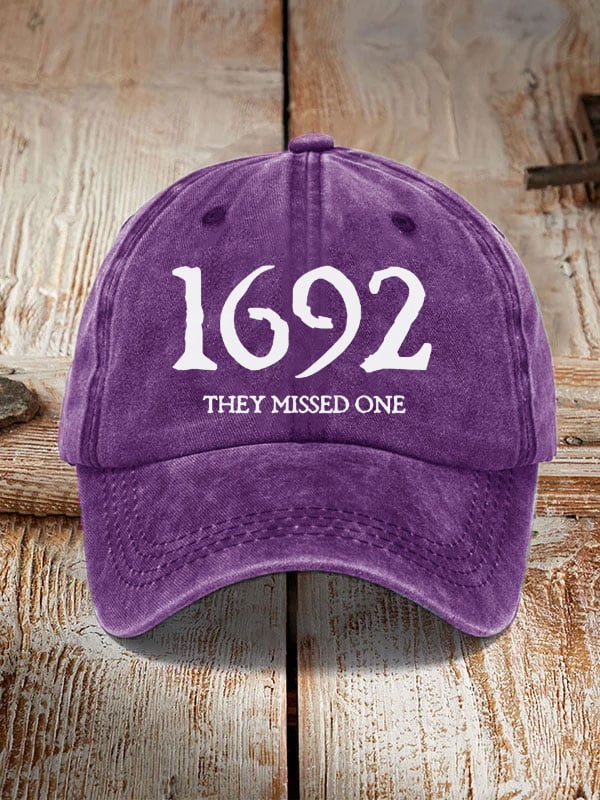 1692 They Missed One Salem Witch Sun Hat