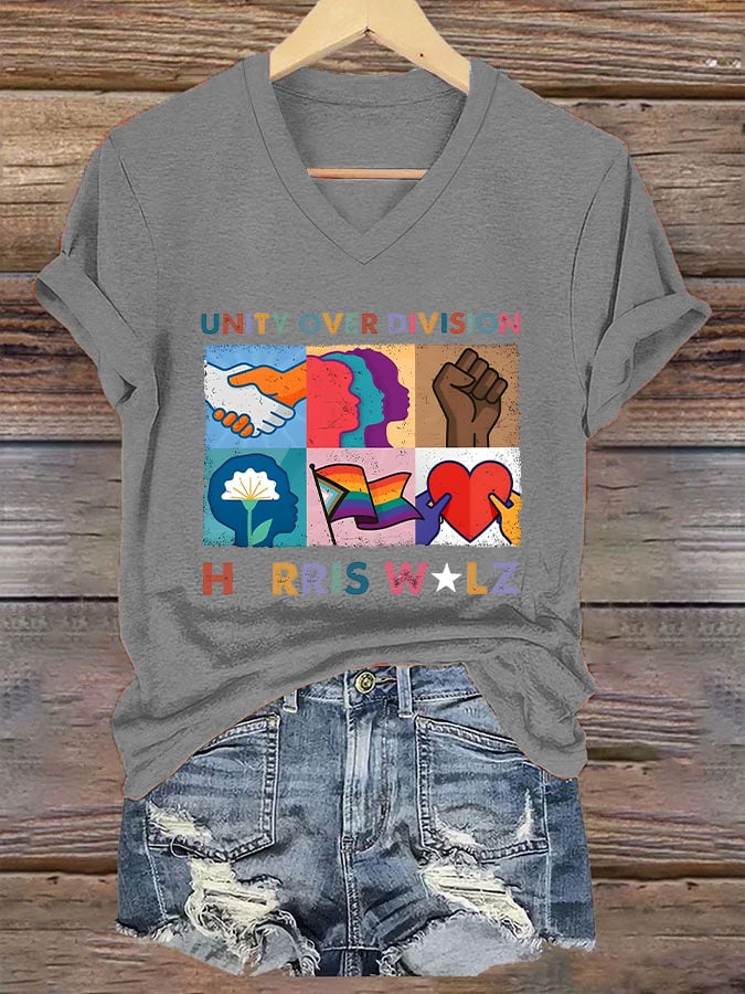 Women's Unity Over Division Print T-Shirt