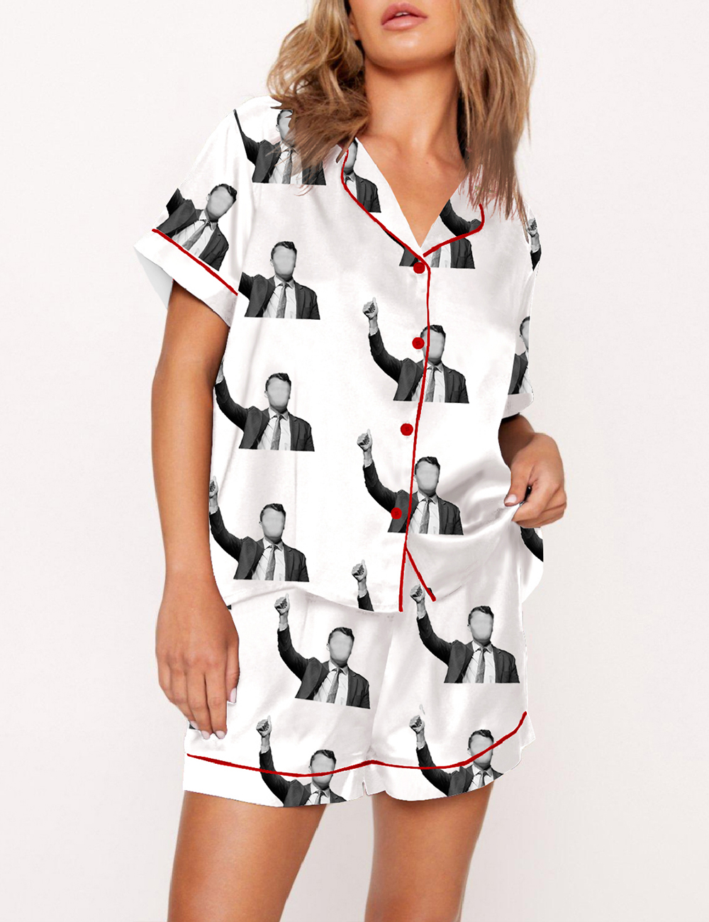 Women's Freedom American Patriot Satin Pajama Set