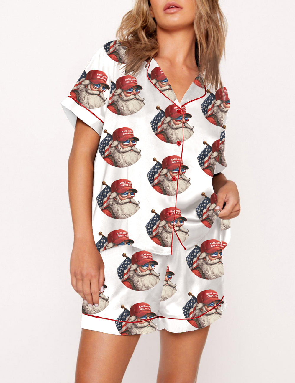 Women's Make Christmas Great Again Pajama Set