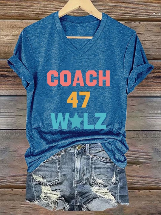Women's The Coach 47 Print T-Shirt