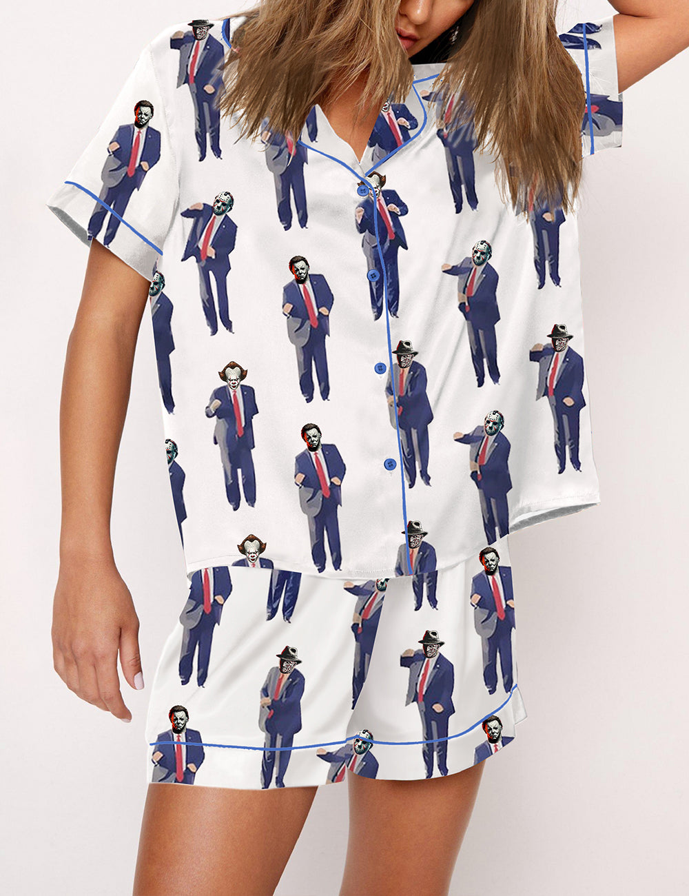 Women's Horror Movie Halloween Pajama Set
