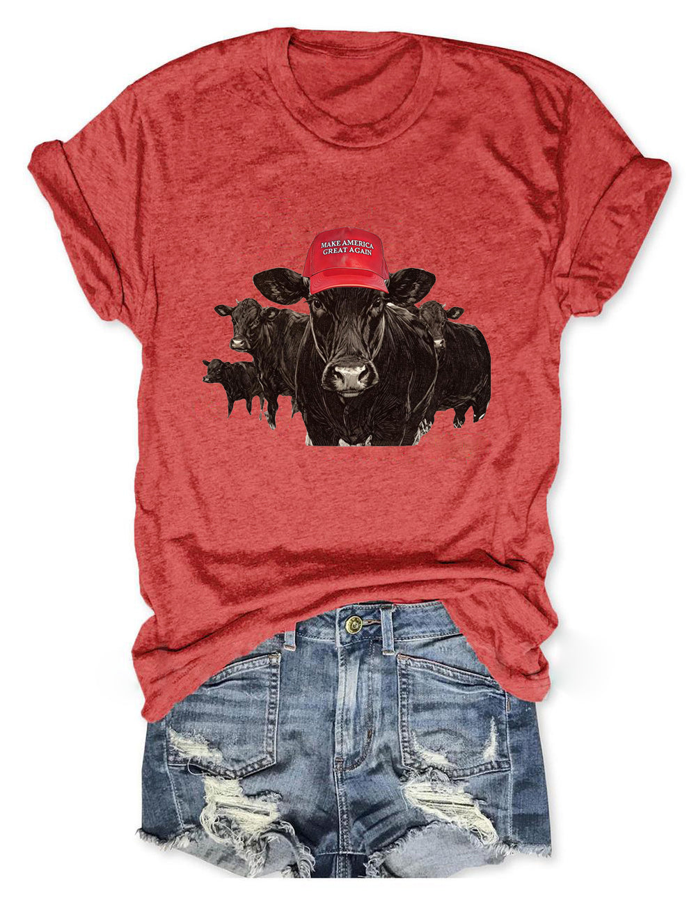 MAGA Cow Is Here For 2024 Tee
