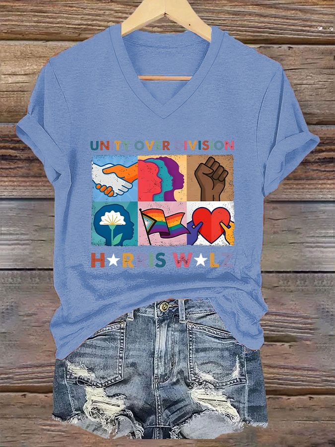 Women's Unity Over Division Print T-Shirt