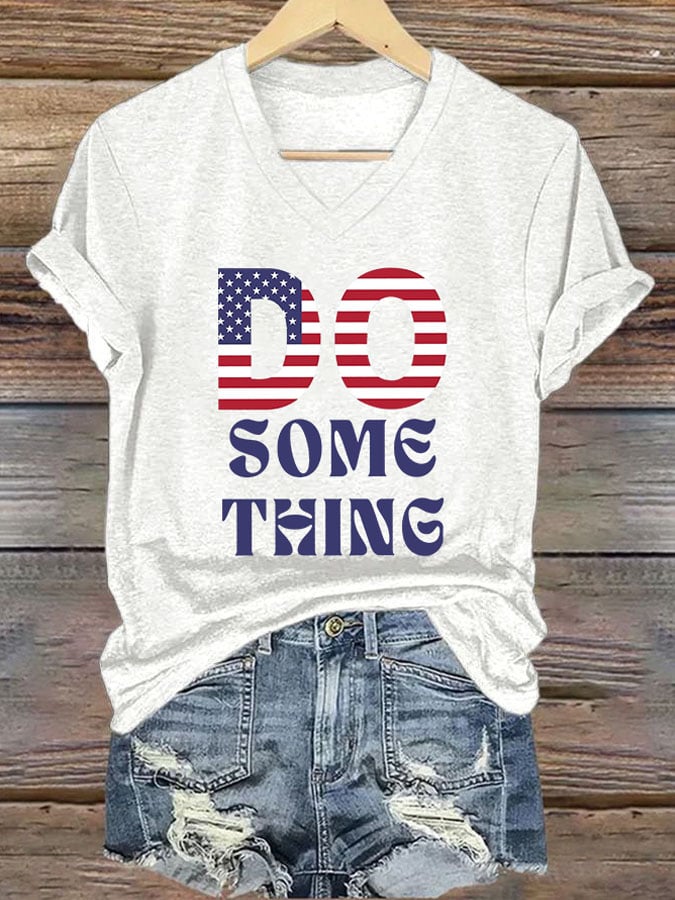 Women'S Do Something Printed T-Shirt