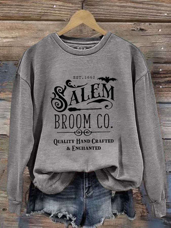 Women's Salem Broom Co. Printed Sweatshirt