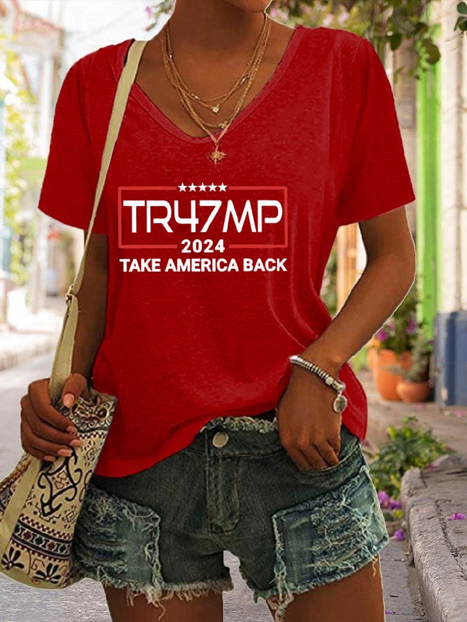 Women's TR47MP V-Neck Tee