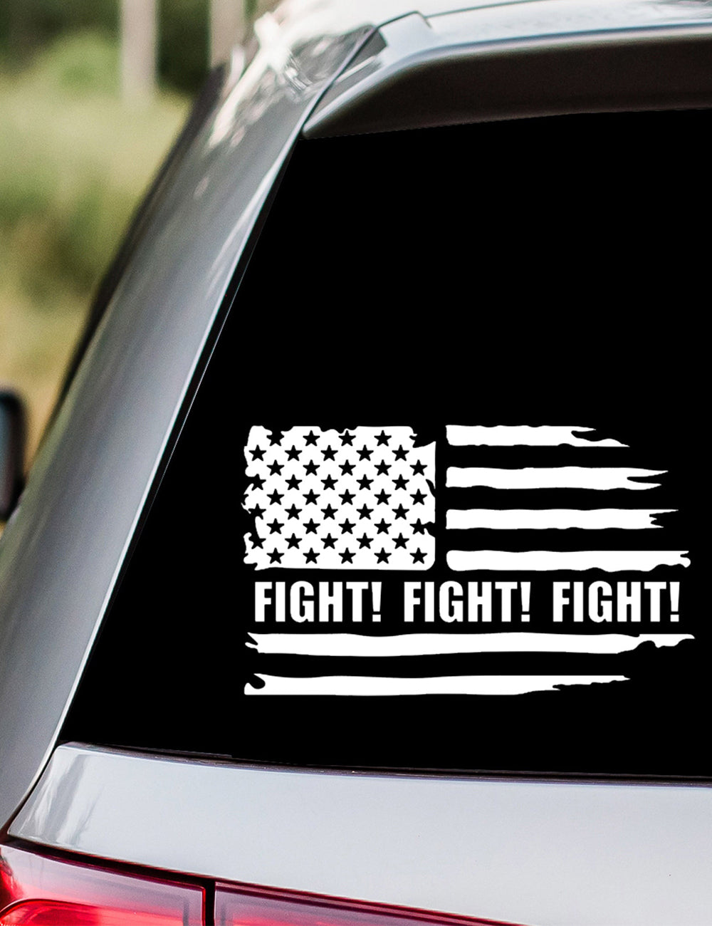 Fight Fight Fight Car Sticker