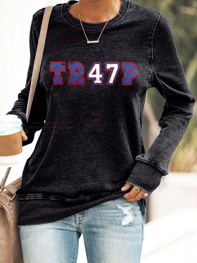 Retro TR47P Print Sweatshirt