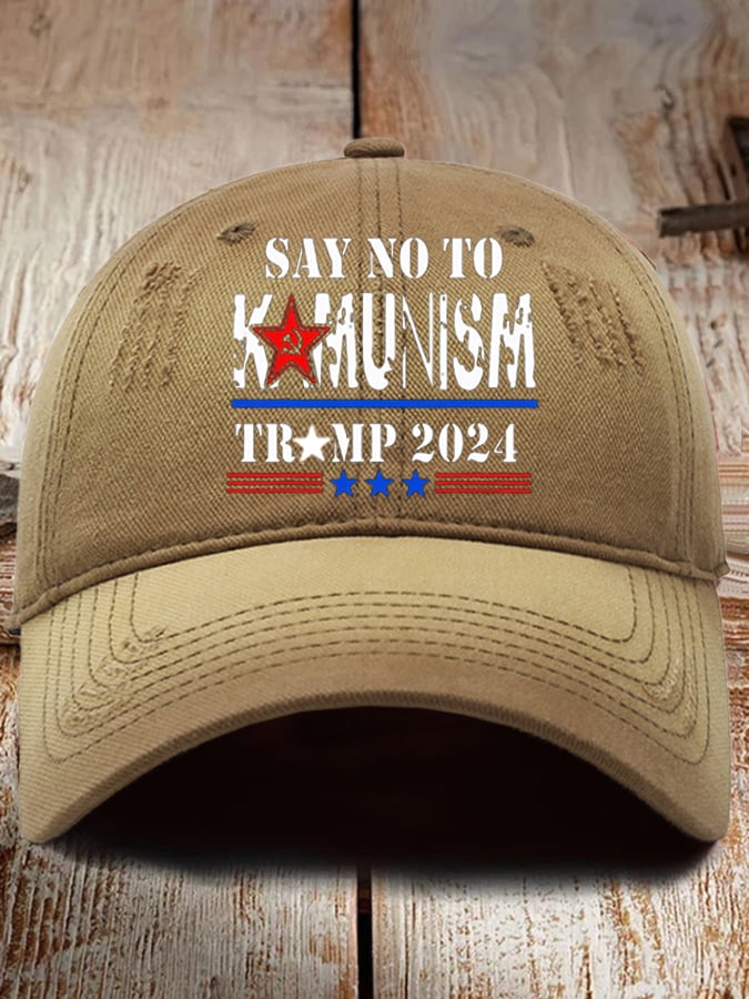 Unisex SAY NO TO K MUNISM Print Hat