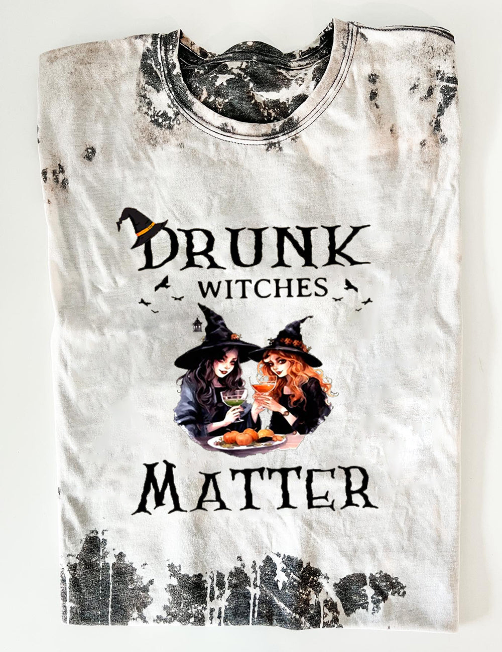 Women's Drunk Witches Matter Print T-Shirt