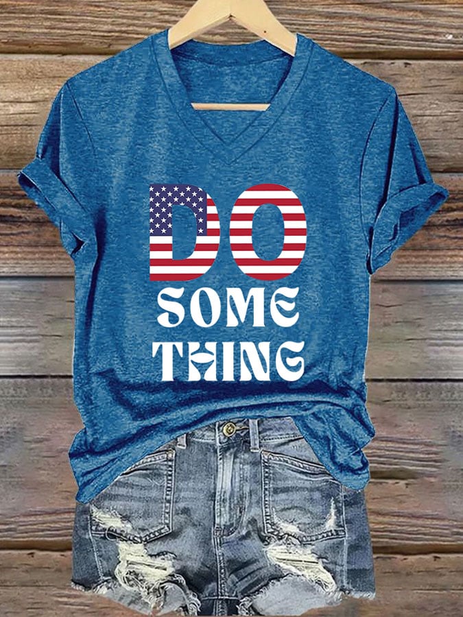 Women'S Do Something Printed T-Shirt