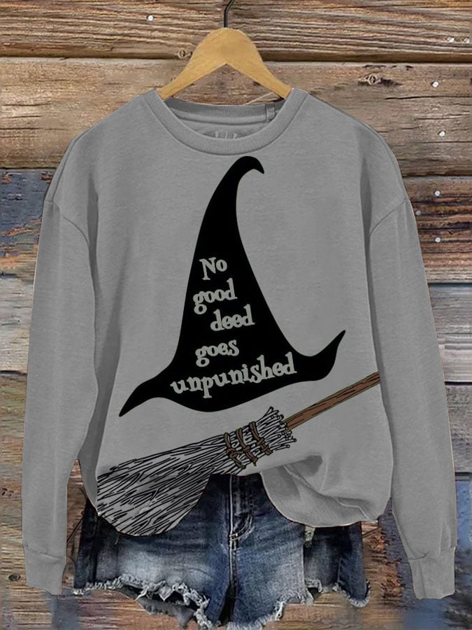 Women's Halloween Printed Casual Sweatshirt