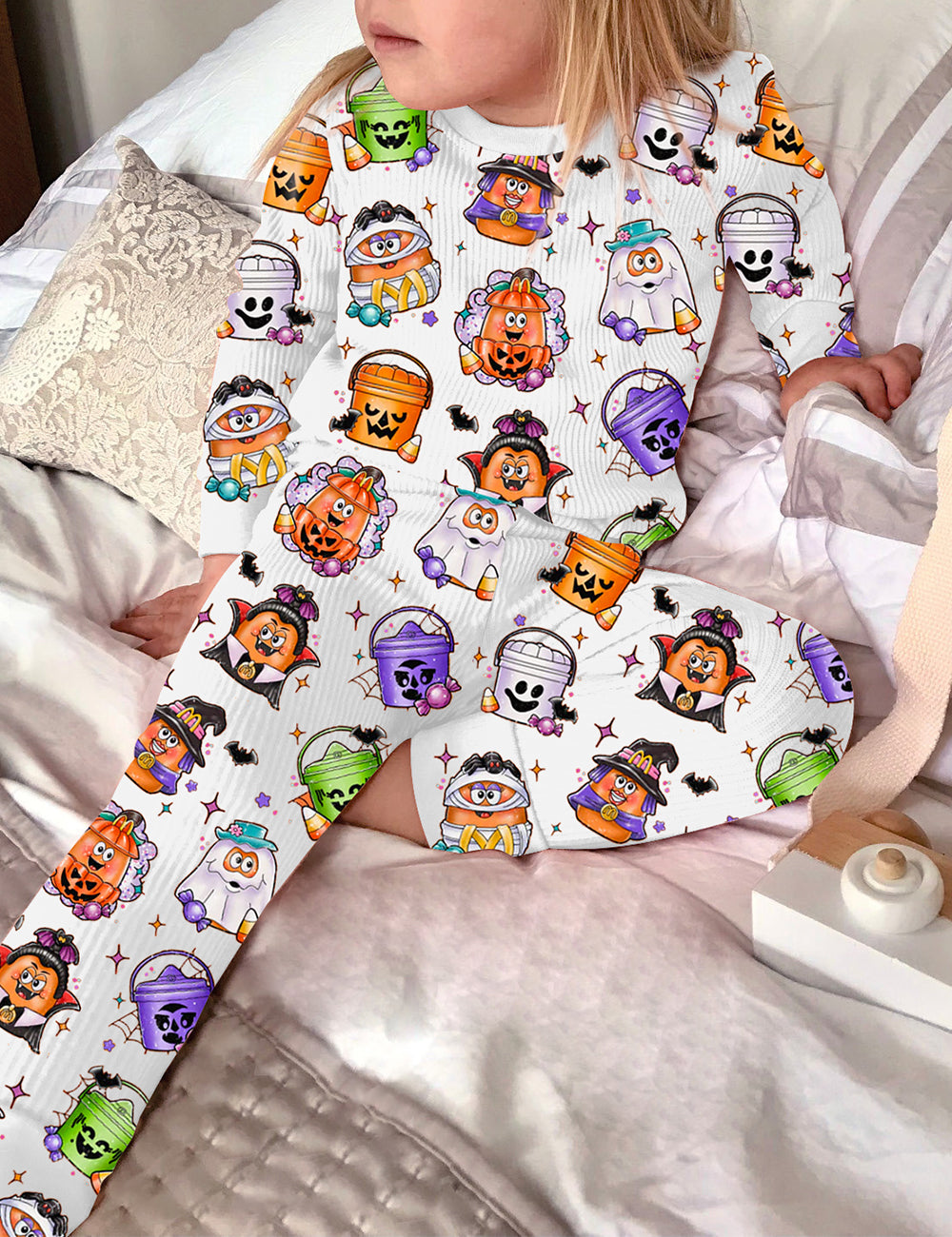 90's Nostalgic Halloween Nugs Kid's Pajama Set