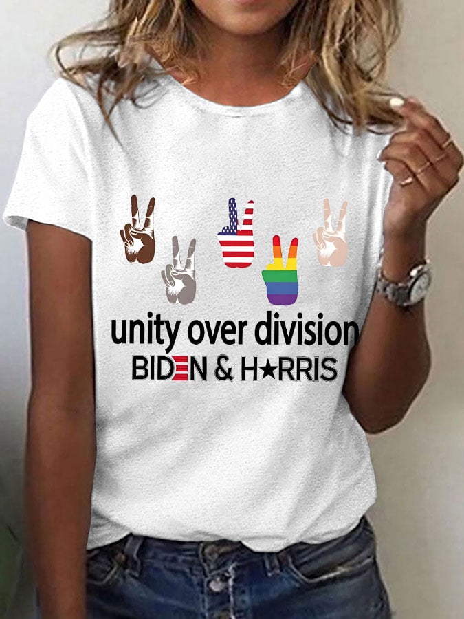 Women's Unity Over Division Casual T-Shirt