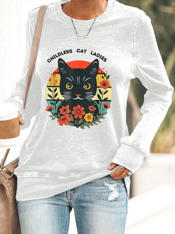 Women's Childless cat ladies sweatshirt
