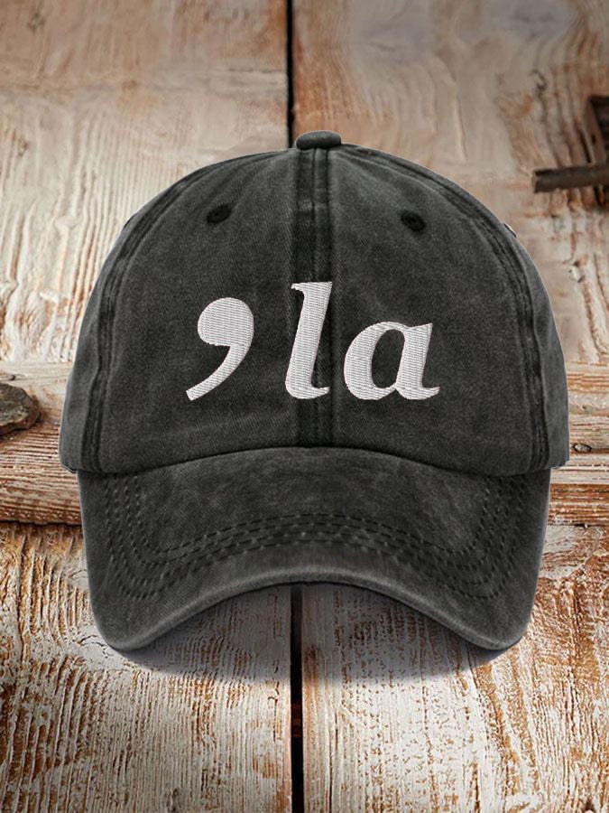 Comma La Print Vintage Hat