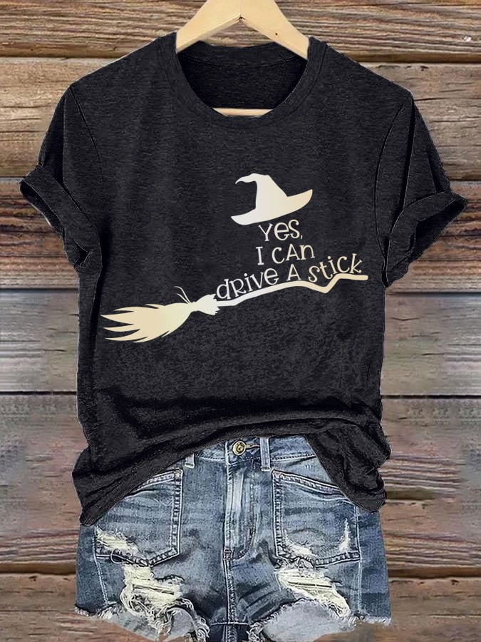 Women's Halloween Print Casual T-Shirt