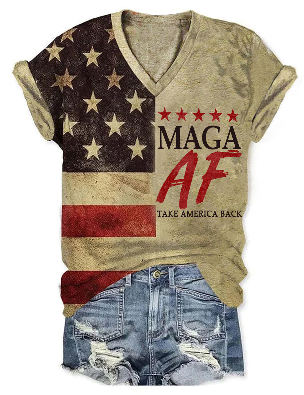 Women's Maga AF 2024 Print T-Shirt