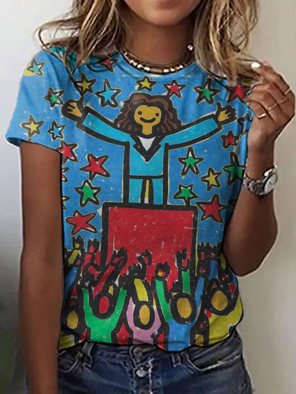 Women's Comma La Print T-Shirt