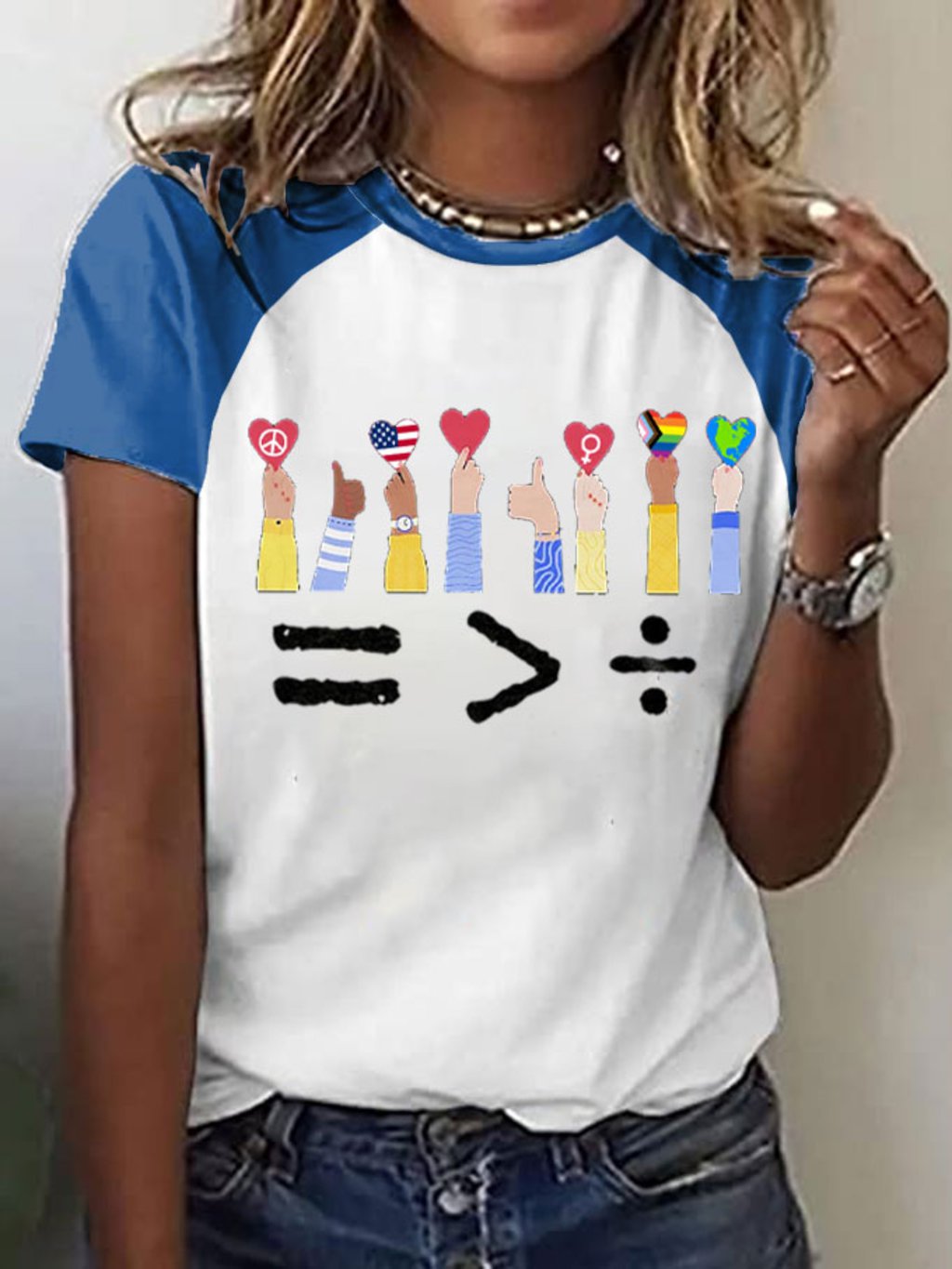 Women's Unity Over Division Print T-Shirt