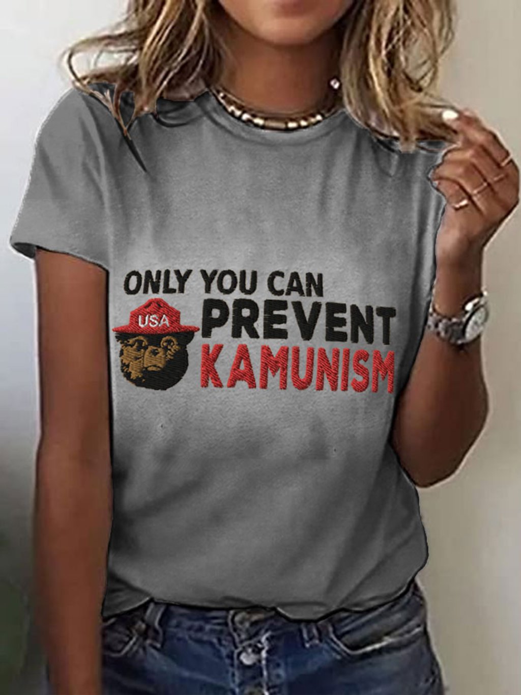 Women's Only You Can Prevent Kamunism Print T-Shirt