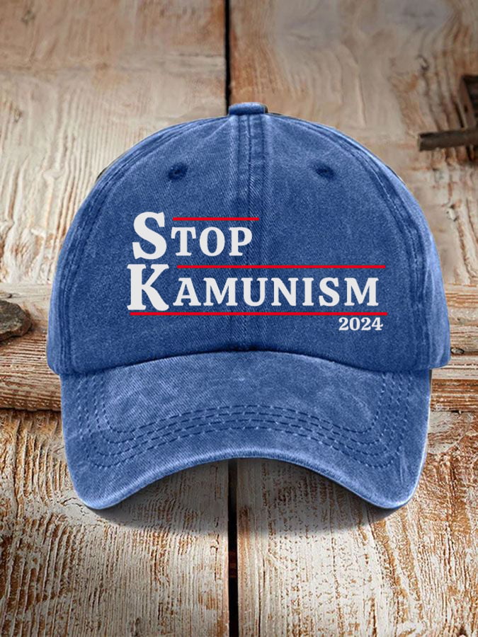 Stop Kamunism print hat