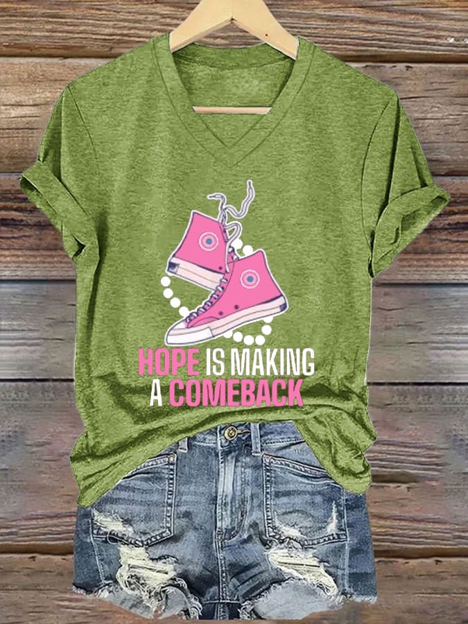 Women's Hope Is Making A Comeback Print Casual T-Shirt
