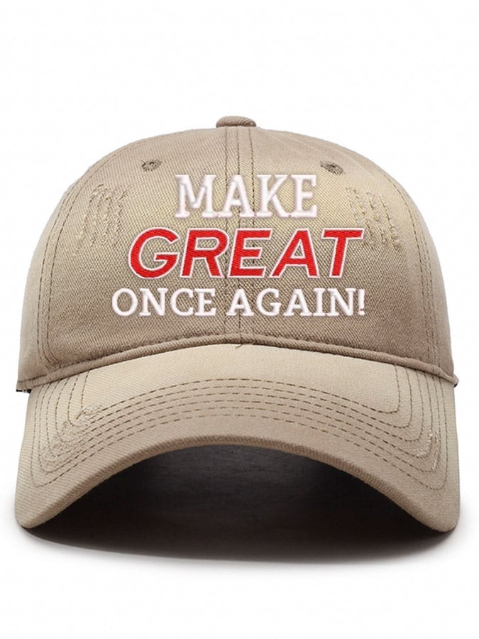 Unisex Make Great Once Again  Print Baseball Cap