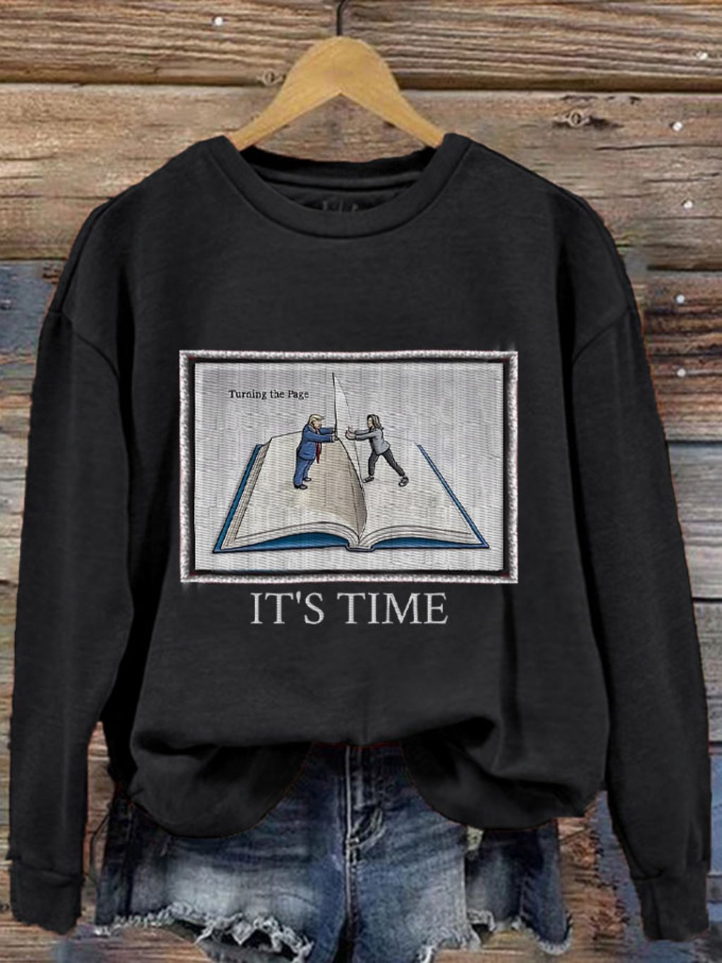 Women's It's Time Printed Sweatshirt