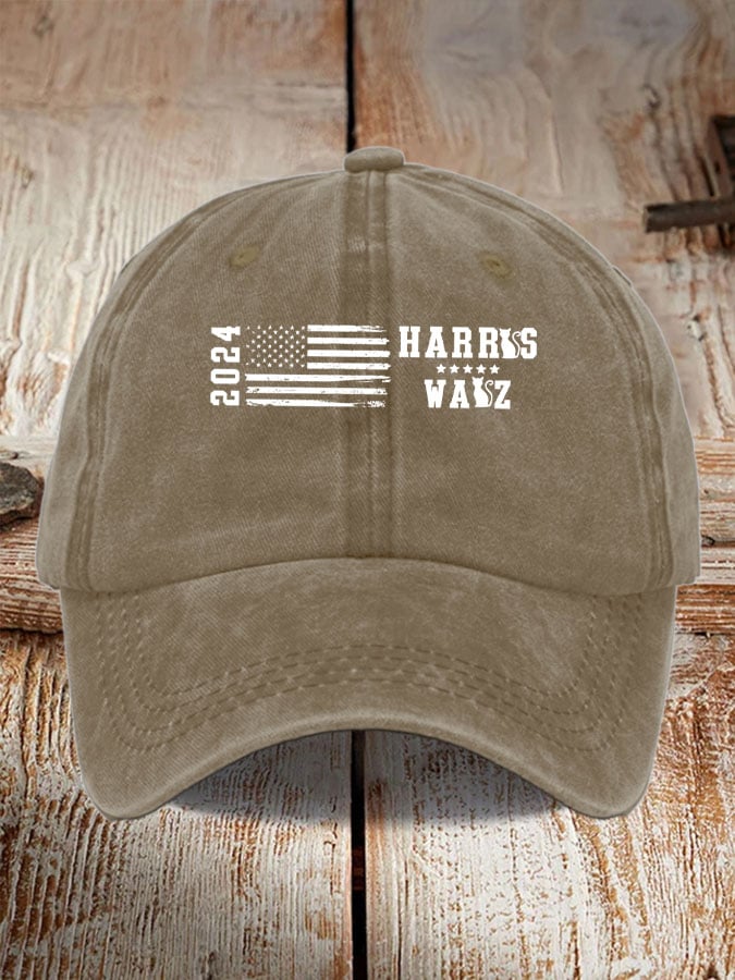 Unisex Harris Walz Print Print Baseball Cap