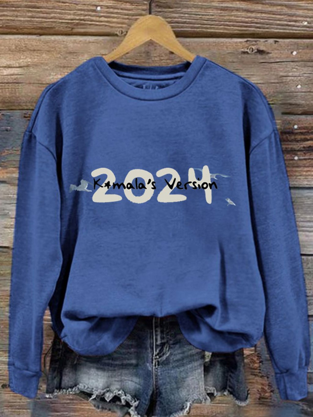 Women's Comma La's Version 2024 Printed Sweatshirt