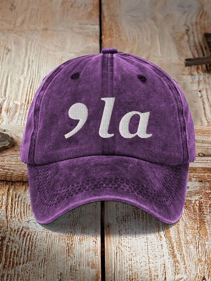 Comma La Print Vintage Hat