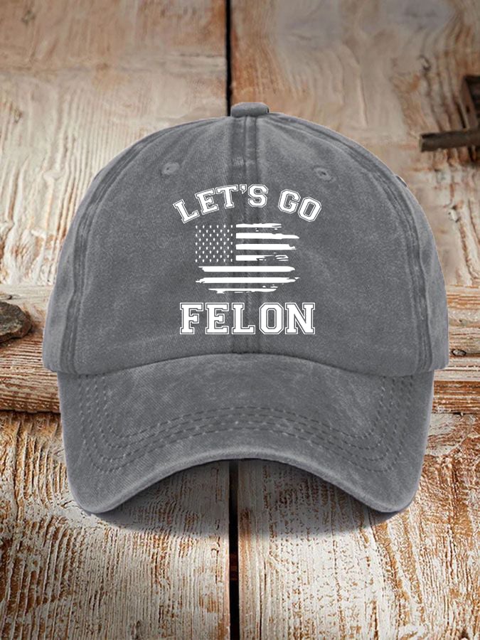 Let's Go Felon Printed Casual Unisex Hat