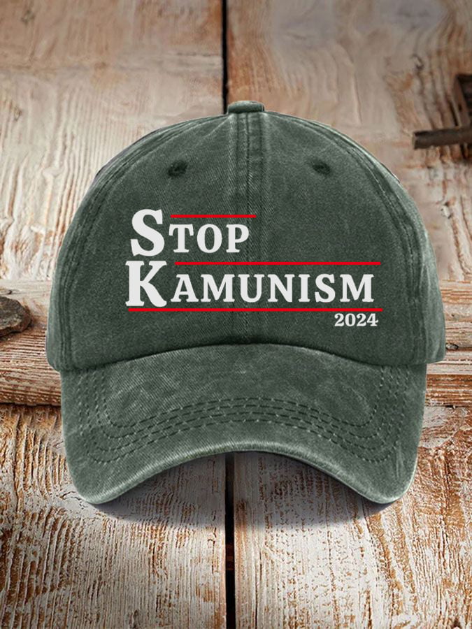 Stop Kamunism print hat
