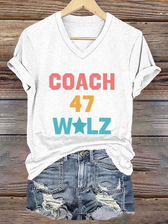 Women's The Coach 47 Print T-Shirt
