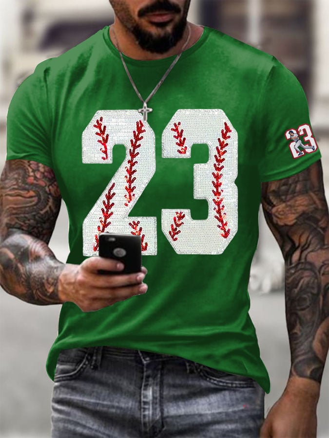 Men's RIP 23 Printed Round Neck T-Shirt