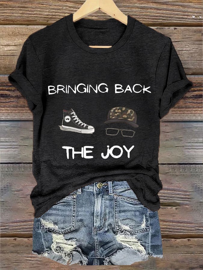 Women's The Prosecutor And The Coach Bringing Back The Joy 2024 Casual Tee