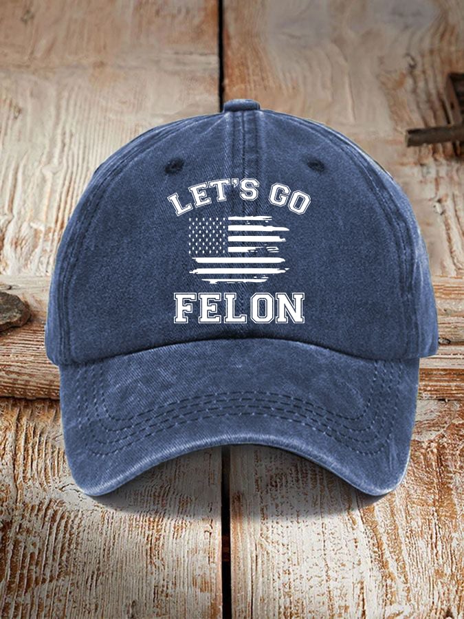 Let's Go Felon Printed Casual Unisex Hat
