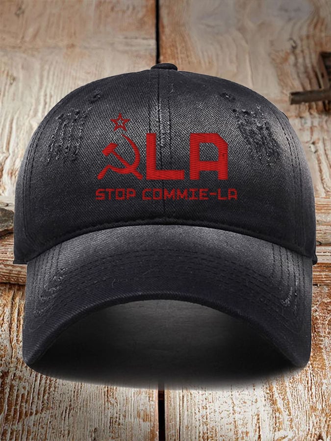 Unisex Stop Kamunism Printed Hat
