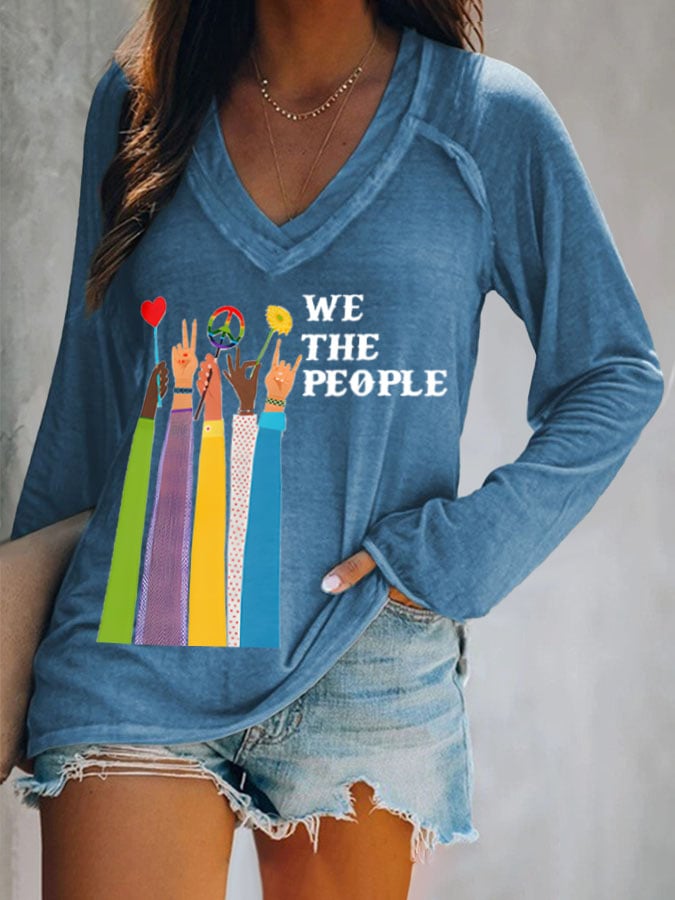 Women'S We The People Peace Printed T-Shirt